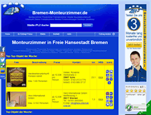 Tablet Screenshot of bremen-monteurzimmer.de